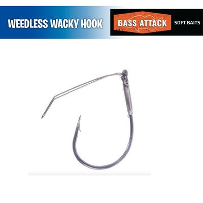 Weedless Wacky Hook - Bass Attack