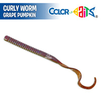 Curly Worm 7" - Color Baits