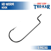 HD Worm Hook - Eagle Claw Trokar
