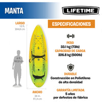 Manta 10' - Lifetime