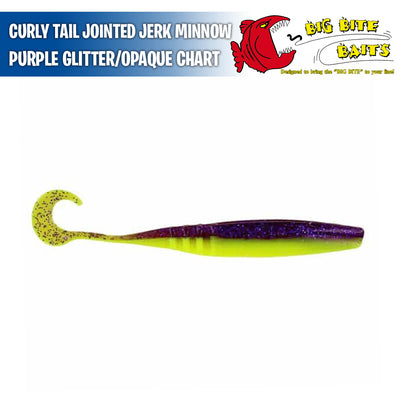 Curly Tail Jointed Jerk Minnow 3.75