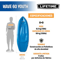 Wave 60 Youth 6' - Lifetime